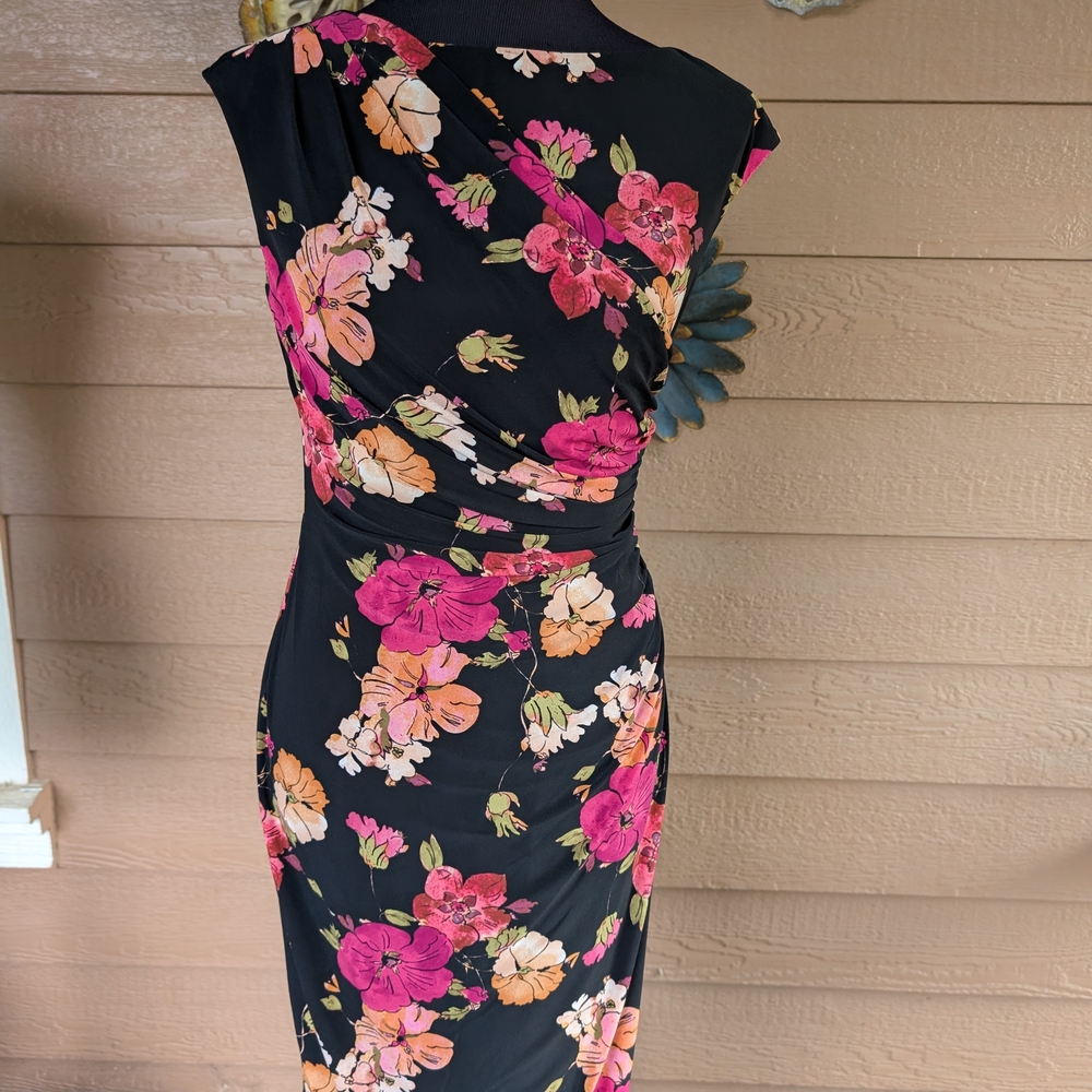 American Living Black Floral Dress